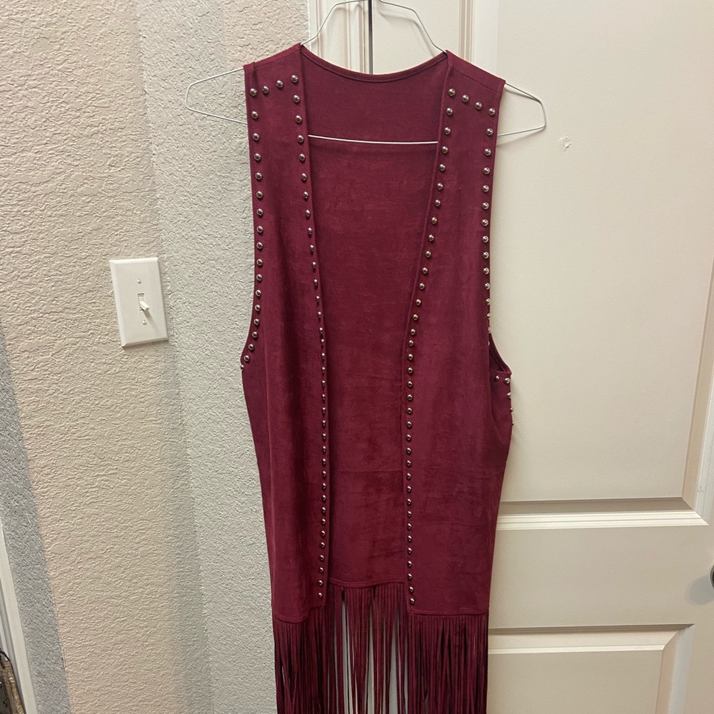 Crazy Train Fringe Vest